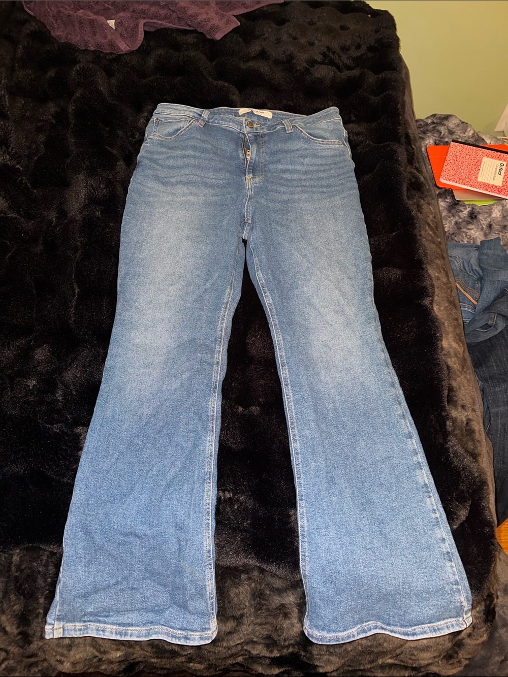 Idyllwind Light Blue Wide-Leg Flare Jeans